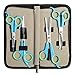 Ziweto Pets Premium Quality Grooming Scissors Set of 4 Pieces for Dogs and Cats with Rounded Tips (for Body, Face, Ear, Nose, Paw)
