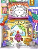 Nice Little Town 8: Adult Coloring Book (Stress Relieving Coloring Pages, Coloring Book for Relaxation) by Tatiana Bogema (Stolova)