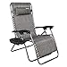 Bonnlo Oversized Zero Gravity Chair, Outdoor Patio Lounge Chair, Adjustable Folding Office Reclining Chairs with Cup Holder and Headrest for Beach Garden