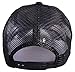 USA Flag Patch Tactical Style Mesh Trucker Baseball Cap Hat Black