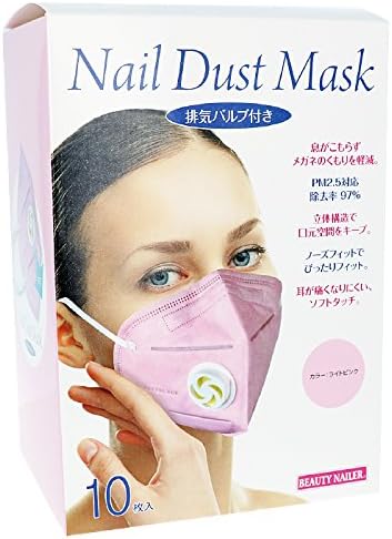 Amazon 排気バルブ付き ネイルダストマスク Mask 03 ビューティーネイラー アクリルネイル用ツール 通販