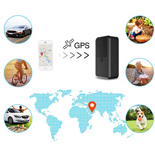 GPS Tracker,Kimfly Mini GPS Locator Personal Portable Real Time Tracker for Kids Pet Vehicle and Car