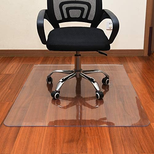 Office Chair Mats Clear 4mm Thick 47" x 35" Desk Hard Wood Floor Chair