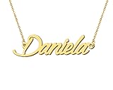Aoloshow 18k Gold Plated Daniela Name Pendant