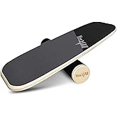 Yes4All Balance Board Sports Trainer, Surf Trainer Board With Adjustable Stoppers, Improve Core Strength and Balance Control