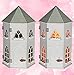 Rylai 3D Puzzles Miniature Dollhouse DIY Kit w/ Light -Love Fort Series Dolls Houses Accessories with Furniture LED Music Box Best Birthday Gift for Women and Girls