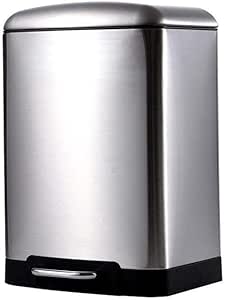 Contenedor de Basura Csqing Bote de Basura Tipo Pedal, Mudo Habitación