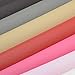 8 Pieces A4 Size 8x12 Inch Solid Color Litchi Grain Texture Faux Leather Fabric Sheets Cotton Back for Hair Bows Making, Hair Clips Making, Headband Making (8 Color, Each Color one Sheet）