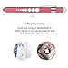 Opoway Pen Light with Pupil Gauge LED Penlight Medical for Nursing School Doctor Diagnostic (Pink & Purple)