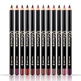 Bibmmo Waterproof Lip Liner Pencil Long Lasting Lipliner Pen Women Makeup Cosmetic Paint Brushes