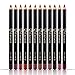 Bibmmo Waterproof Lip Liner Pencil Long Lasting Lipliner Pen Women Makeup Cosmetic Paint Brushes