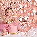40th Birthday Party Decorations, Puchod 40th Foil Balloons Birthday Party Decorations Banner Supplies Set Gold Confetti Balloons for Women