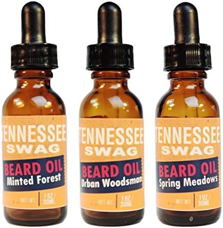 Beard Oil Set and Conditioner for a Softer, Itch Free Beard - Variety Pack of 3 - 1 oz Bottles - Handmade with Carrier and Essential Oils that Offer Important Vitamins and Nutrients!