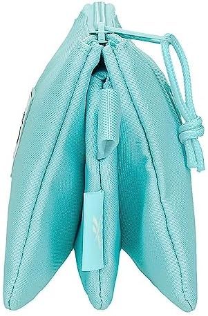 ANN Astuccio Triplo Blu 22x12x5 cm Poliestere, blu, Taglia unica, Astuccio triplo