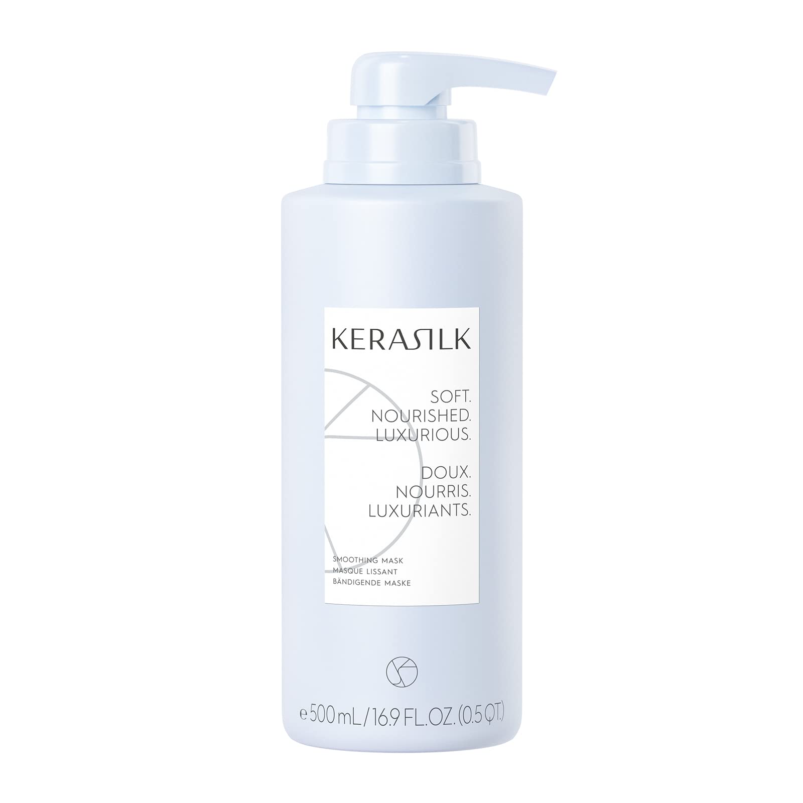Kerasilk Smoothing Mask, For Frizzy Hair, Deep Nourishment & Frizz Control, Vegan, 500ml