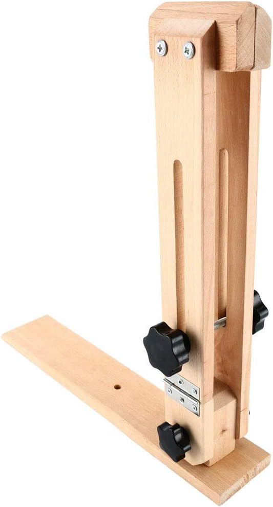 Beech Leather DIY Stitching Pony Horse Clamp Adjustable Art Clip Tool Wooden Frame Table Leathercraft Sewing Lacing Pony Tool