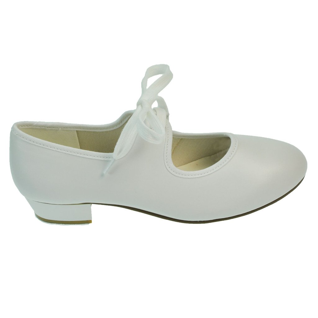 Starlite White Patter PU Tap Shoes 11.5 UK Child