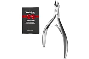 Swissklip Cuticle Trimmer, Cuticle Remover, White Elephant gifts, Cuticle Nippers, Cutter, Nail Nipper used along with Cuticle Pusher Tool, Nail Cuticle Trimmer