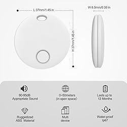 Tacker Tags-2 Pack, Bluetooth Tracker, Keys Finder