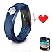 Fitness Tracker ID115 Heart Rate Monitor TopBest Sedentary Call Reminding Remote Self-Timer Sleep QualityCalorie Counter Pedometer Wristband with Touch Screen Smart Bracelet For Android iOS Phone