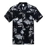 Palm Wave Men's Hawaiian Shirt Aloha Shirt