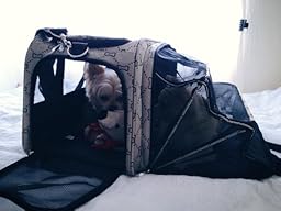Trixie 28903 bag Maxima, expandable, 33 × 32 × 54 cm, beige/brown