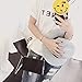 Women Cute Transparent Clear See Through Box Clutch Acrylic Evening Handbag Cross-Body Purse Bag (Black)