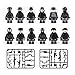 12PCS/Set Military Soldiers, Swat, Brick, Block, Lock, Toy Building Blocks with Guns and Accessories