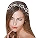 FAYBOX Bridal Vintage Crystal Pearl Hairbands Wedding Hair Accessories