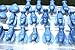 Zenergy Gems Selenite Charged Hand Carved Natural Angelite Crystal XL 3