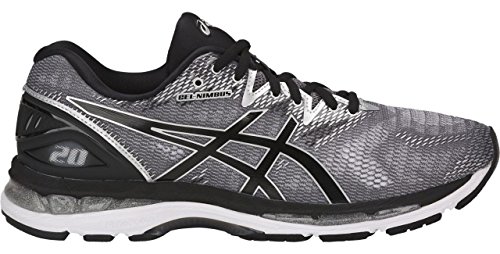 ASICS T800N Men s Gel-Nimbus 20 Running Shoe, Carbon/Black/Silver - 10.5 D(M) US