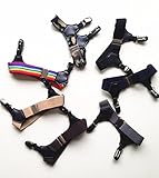 MDLG 2pcs 6 Colors Sexy Double Clip Thick Thin Women Men Sock Garter Suspender Costume Cosplay Accessories