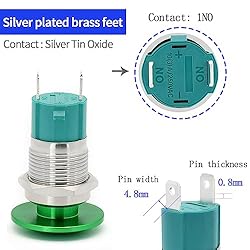10Amp Momentary Push Button Switch 16mm