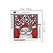 HaiMay 4 Pack DIY 5D Diamond Painting Kits Full Drill Rhinestone Diamond Paintings Pictures New Style Blackboard Painting,Santa Claus and Snowman(10 x 10 inch)