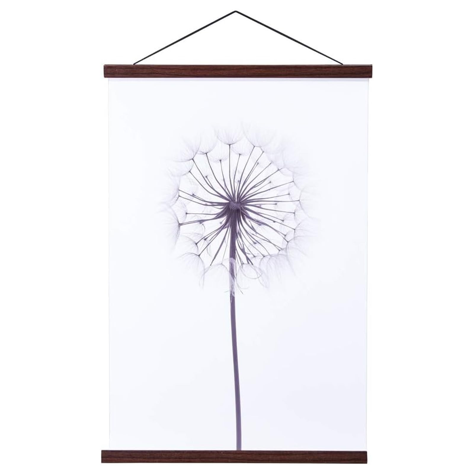 Ywlake A0 Poster Rail, Poster Strips, Magnetic Wooden Poster Hanger Holder Frame Strips Picture Picture Frame Picture Frame Picture Strip 84 x 59 84 x 60 84 x 55 cm (84 cm, Walnut)