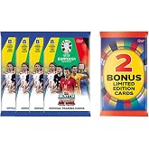 Topps Official Euro 2024 Match Attax - Eco Mega Multipack (Reduced Packaging Version) - Contains 32 EURO 2024 Match Attax cards plus 2 random Limited Edition cards.