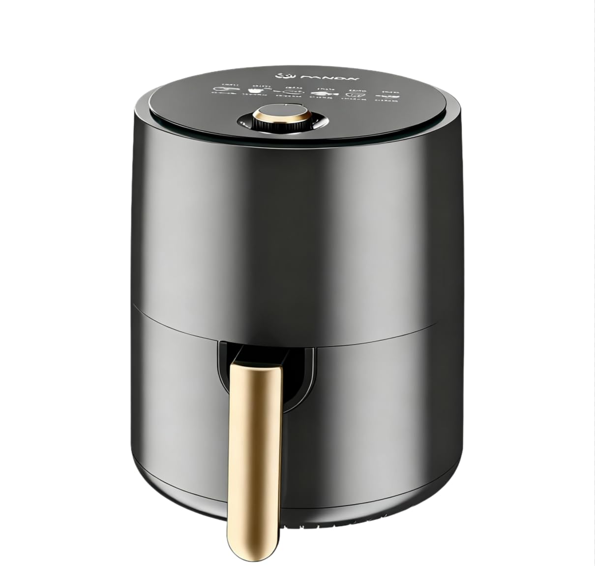 Photo 1 of 1200W Small Air Fryer, 2.2L Capacity, Fast Cooking with Even Heating, Healthy & Crispy Results, Easy to Use for Beginners, Black