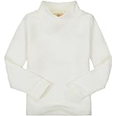 CuteOn Children Unisex Solid Color Kids School Uniform Long Sleeve Turtleneck T-Shirt