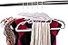 Popular Design Products 50 pc Premium Quality Easy-On Clothes Hangers - White with Black Non-Slip Pads - Space Saving Thin Profile - for Shirts, Pants, Blouses, Scarves – Strong Enough for Coats