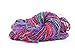 Premium Handmade Recycled Multicolor Sari Silk Yarn by Darn Good Yarn | Multi-Colored Handspun Silk Yarn for Knitting Weaving or Crocheting Fabric | 100 Gram, 90 Yard