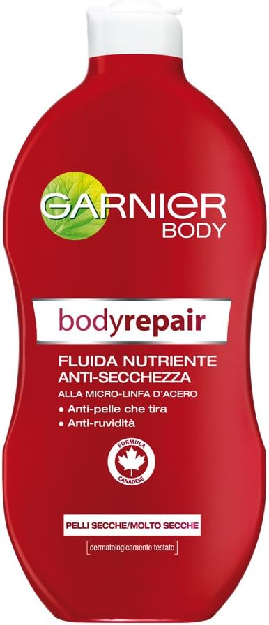 Garnier Skin Naturals Fluid Cream Body Repair 400ml Hydrating Moisturiser