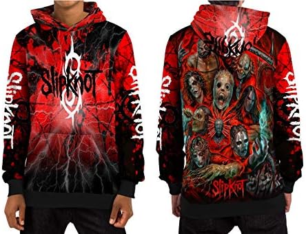 Demonic Slipknot Hip Metal Rock Band Sublimation Print for Men and Women Apparel