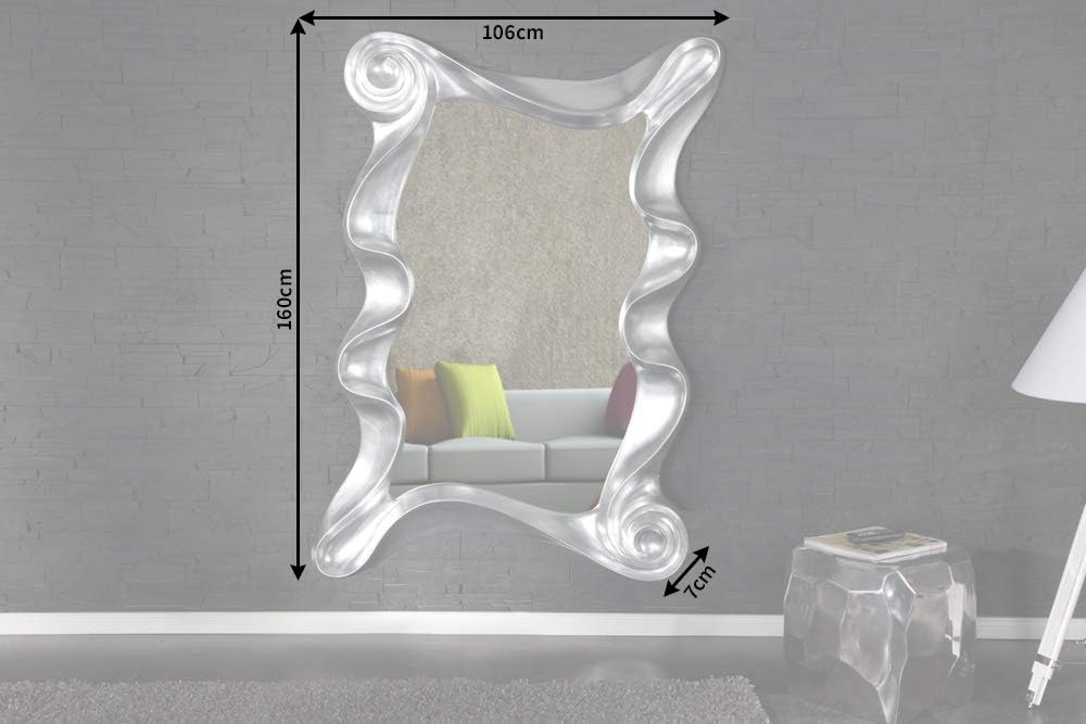 Invicta Interior Riesiger Wandspiegel Alice Silber 160 Cm Spiegel Skulptur Designobjekt Amazon De Kuche Haushalt