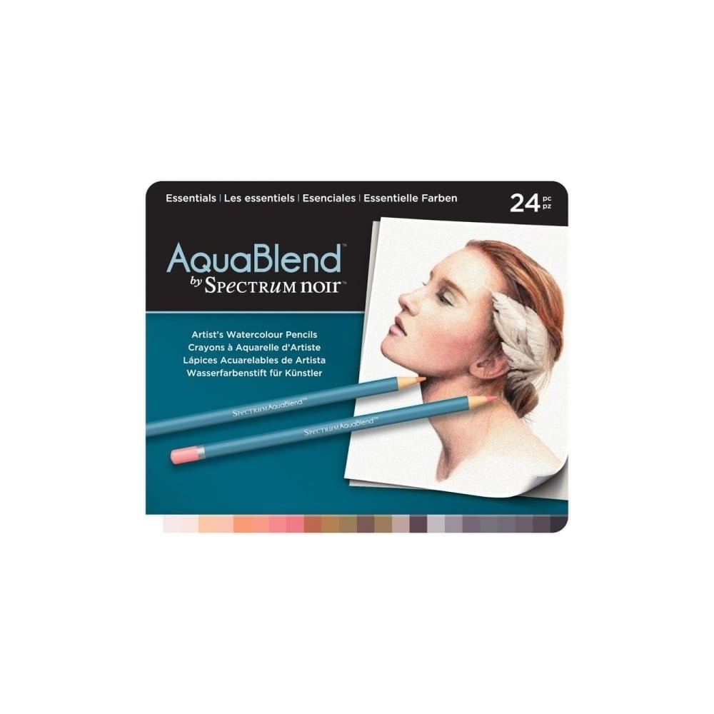 Spectrum Noir Spectrum Aquablend-Essentials, Wood, 24 Count (Pack of 1)