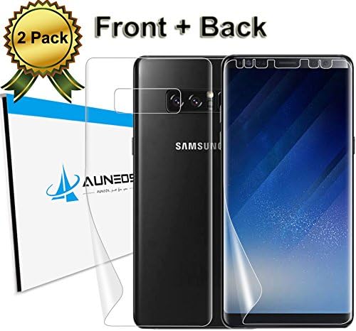 Galaxy Note 8 Screen Protector, AUNEOS Note 8 Screen Protector [Case Friendly] Full Coverage TPU Screen Protector for Samsung Galaxy Note 8 (Front+Back)