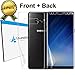 Galaxy Note 8 Screen Protector, AUNEOS Note 8 Screen Protector [Case Friendly] Full Coverage TPU Screen Protector for Samsung Galaxy Note 8 (Front+Back)