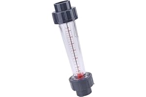 Jeanoko Flowmeter Rotameters Plastic Tube Type LZS-25 Flows Meter 300-3000L/H Water Rotameter
