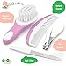 Baby Grooming Kit | Baby Care New Born Healthcare Kits | Nursery Essentials Set for Babies Best Baby Shower and Registry Gifts | Includes Nail Clipper Infant Hair Brush Comb Thermometer | Girl (Pink)