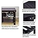 COSTWAY Bamboo Shoe Rack Bench 3-Tier Free Standing Wood Shoe Storage Organizer Shelf Holder Home Entryway Hallway Furniture Eco-Friendly (Black)