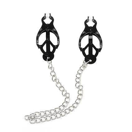 Anself Nippelklemmen Bondage Clover Clamps mit Kette Nippel Teaser Brustklemmen Sex Toys